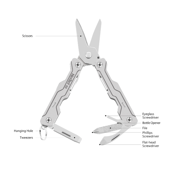 MULTIHERRAMIENTA MICRO SAILOR TIJERA S0 NE20417